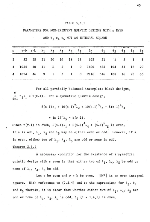 TABLE 3 . 3 . 1