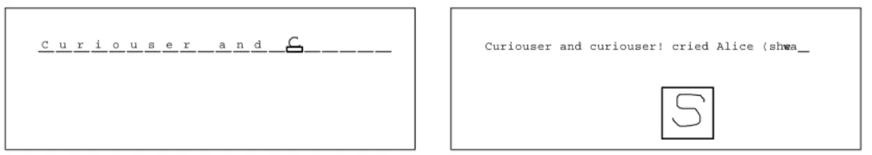 Figure 2.8: Two methods for handwriting recognition