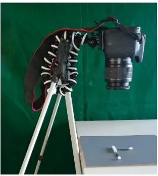 FIGURE: 3 – Set up of DSLR camera capturing the image 