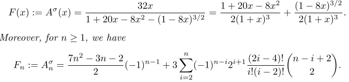 Table 1: The three Wilf-equivalence classes for pattern avoidance of length 4. Spaceson a line are used to group patterns equivalent via trivial bijections.