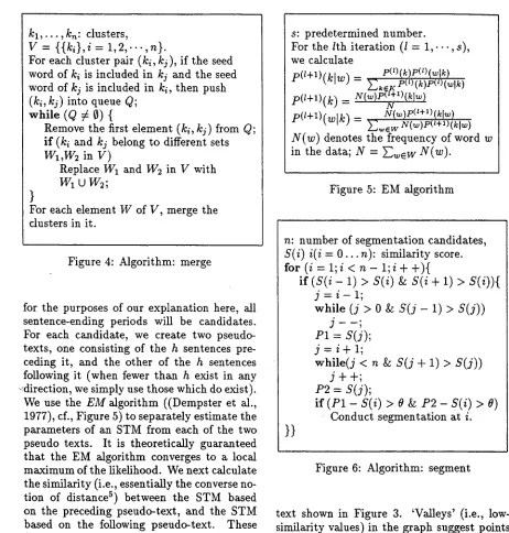Figure 6: Algorithm: segment 