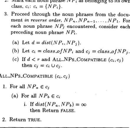 Table 4 summarizes our results and compares For each algorithm, we show the F-measure for the dryrun evaluation (col- 