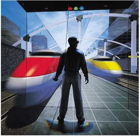 Fig. 7.  Virtual Reality CAVE Source: http://www.zdnet.com/topics/virtual+reality 