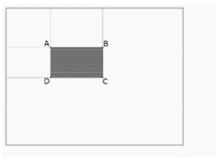 Figure 3: internal image with window of target’s size. 