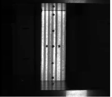 Figure 25. The specimen for the compression testing in the parallel direction of the 