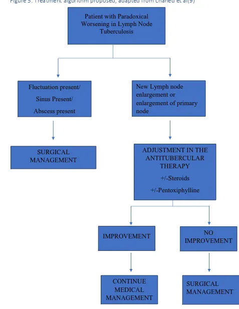 Figure 5: Treatment algorithm proposed, adapted from chahed et al(9) 