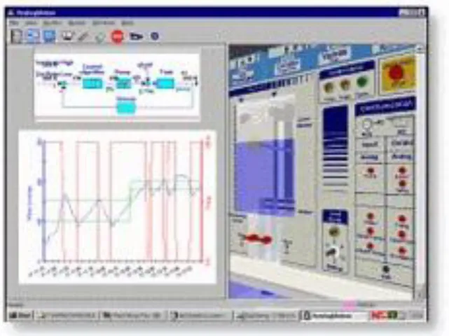 Figure 1.2 : Intelitek Water Level and Flow Control (Intelitek, 2002) 