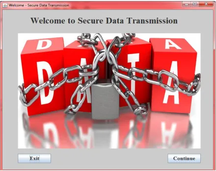 Fig. 1 Welcome Page 