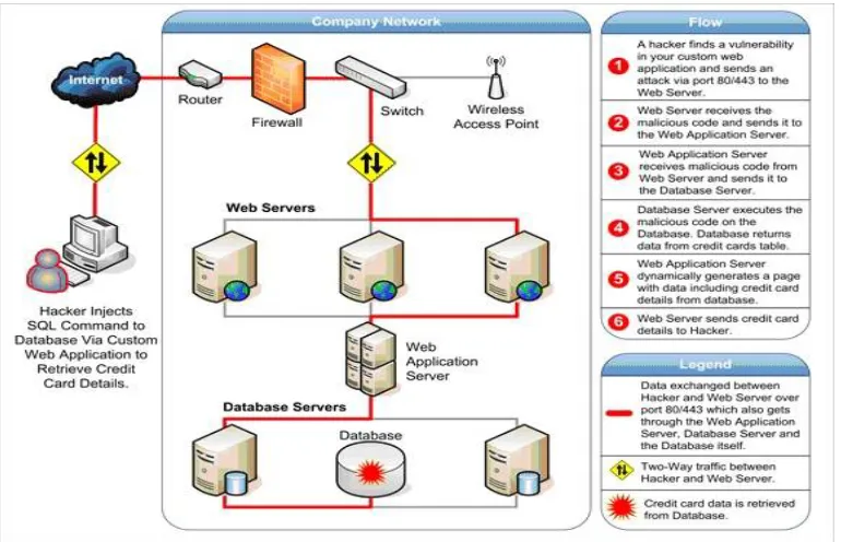 Figure 1: Depiction of a hacking attempt 