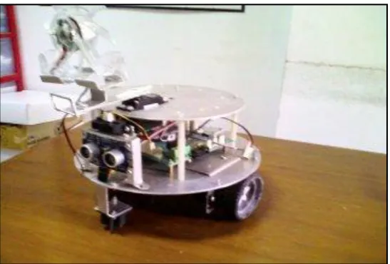 Figure 2.3: Fire Fighting Robot made by Mikron123 [7]. 