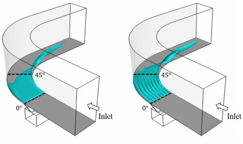 Figure 9. An iso-temperature surface with 