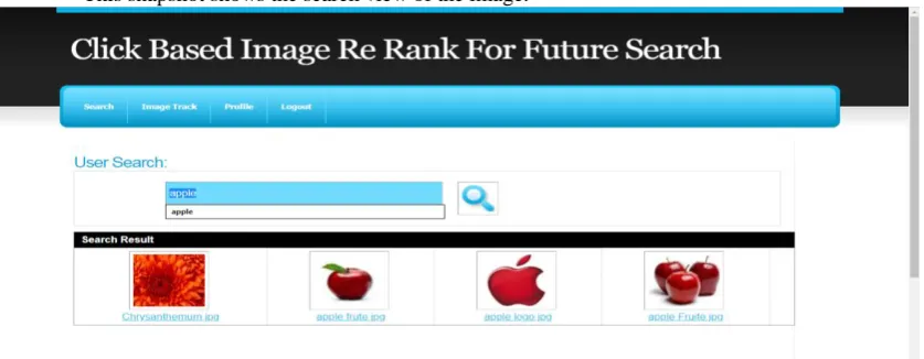 Fig 1.Search Image View 