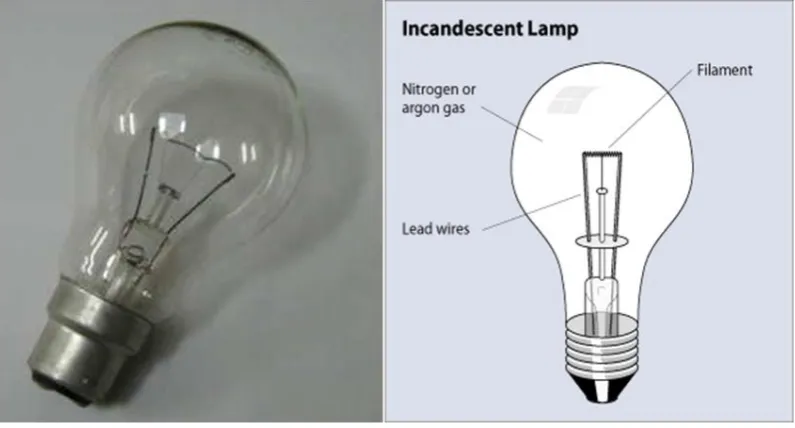 Figure 2.1: Incandescent Lamp 