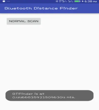 Figure 4. BLE Enable Device Distance 