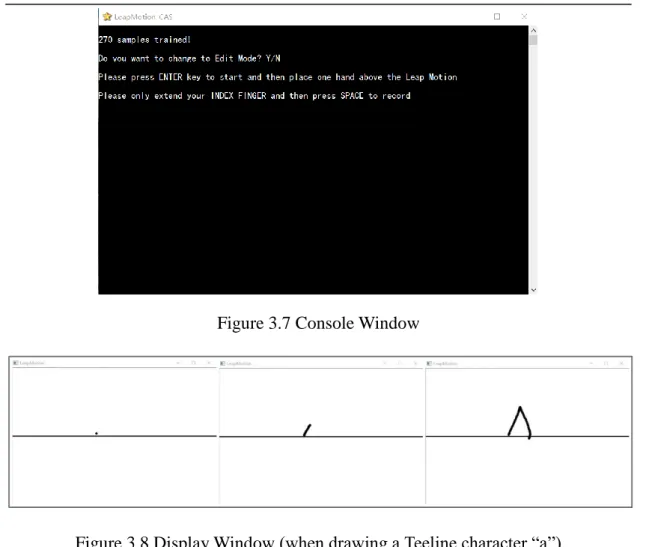 Figure 3.7 Console Window 
