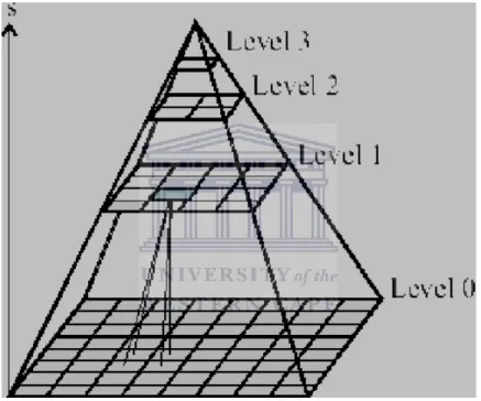 Figure 2.2: An illustration of the pyramidal Lucas-Kanade optical flow.