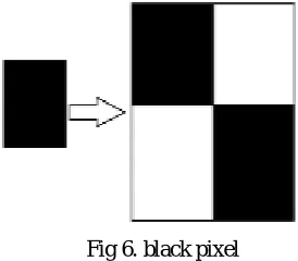 Fig 4. possible combinations of sub pixels 