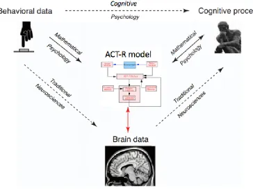 Figure 2.3. Neurocognitive modeling paradigm (modified from Forstmann et al., 2011) 