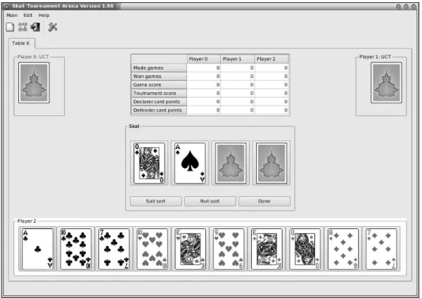 Figure 4.4: Discarding phase for a human player