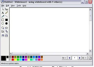 Figure 1.3  “MSN Messenger Blank Whiteboard” 