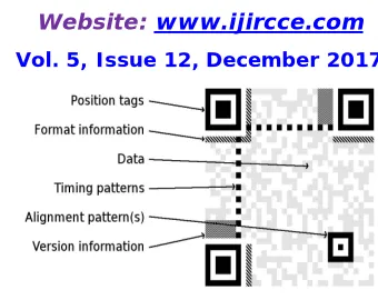 Fig. 1 Specific QR Code Structure  
