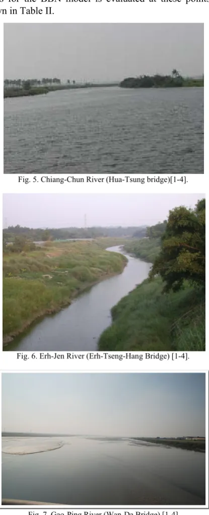 Fig. 7. Gao-Ping River (Wan-Da Bridge) [1-4] 