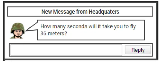 Figure 2.11: A flight arrival time message window 
