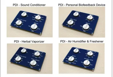 Figure 5.4. Four Prototypes of the Visualized Button Interface (VBI). 