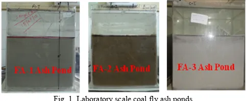 Fig. 2. Sampling process in coal fly ash ponds. 