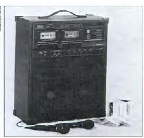 Figure 2.2: Cassette Karaoke Machine 
