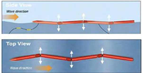 Figure 2.6: Pelamis Wave Energy Converter [3] 