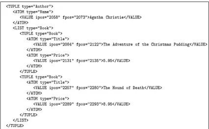 Figure 20: Extracted object in xml 