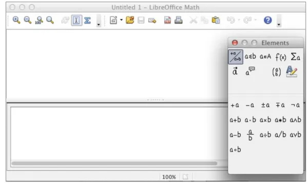 Figure 2: An empty formula document