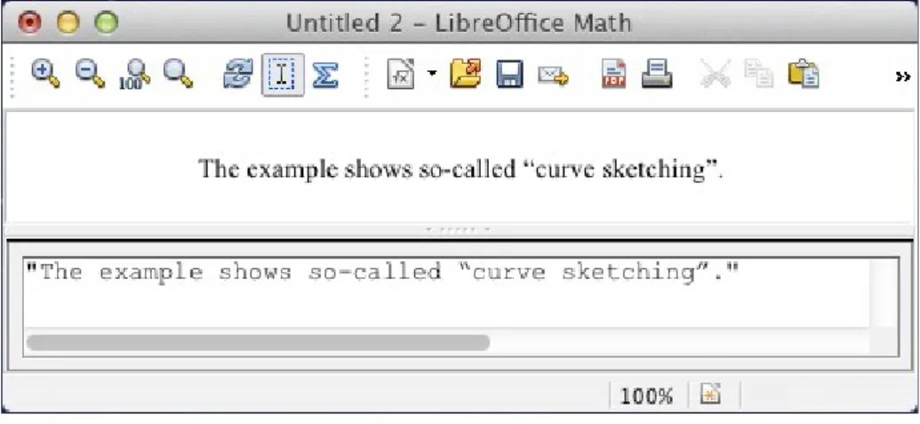 Figure 13: Smart quotes included by copy and paste from Writer.