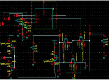 Fig. 5 Schematic for NAND type binary CAM cell using 6T CMOS SRAM 