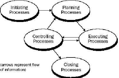 Fig. 2.2. Overlap of process groups in a phase    