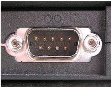 Figure 1 : A male DE-9 connector used 
