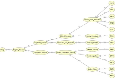 Figure 6.5: Workﬂow of procedures undergone by a “Cervical Malignancy”patient at the Dutch Academic Hospital