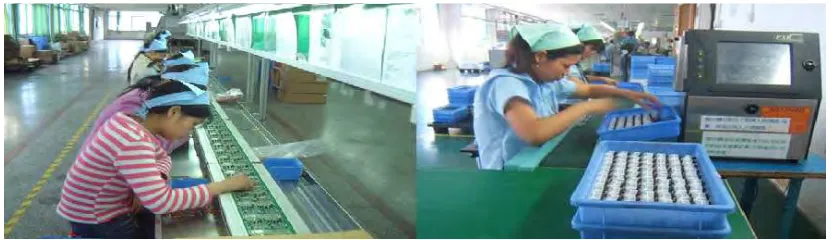 Figure 1.3: Manual production line 
