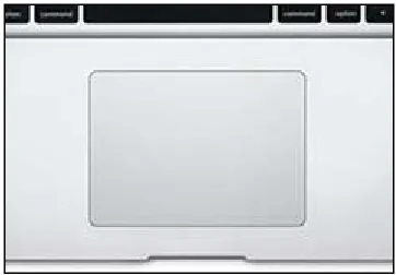 Figure 2.4. Smooth non-textured touchpad (MacBook). 