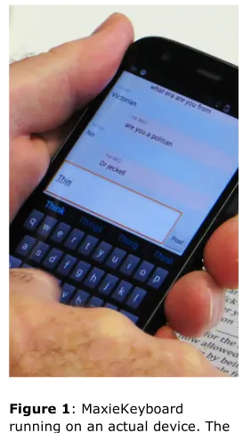 Figure 1: MaxieKeyboard 