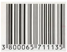 Figure 2.1: Example of a Barcode 