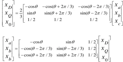 Fig. 4 shows how sin( )  is used to obtain the compensated phase angle for which the grid voltage and 