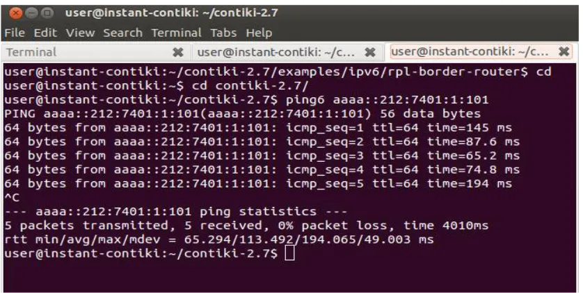 Fig. 3.No packet loss during Transmission. 