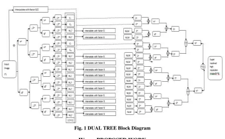 Fig. 1 DUAL TREE Block Diagram 