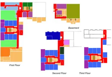 Figure 3 Activity Zones per Floor Level 