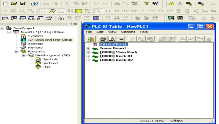 Figure 3.12: Create New PLC Project. 