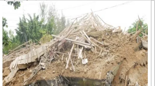 Fig. 1. Catastrophic collapse at Ikole Street, Abuja of 11th August 2010 (courtesy TheNationonline) 