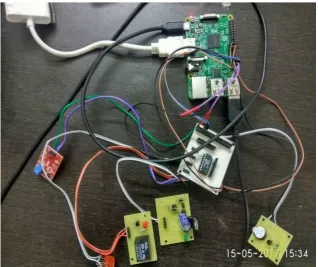 Figure 2 shows the top view of the hardware assembly 