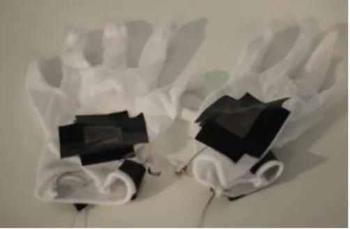 Figure 1: Homebrewed vibration gloves   Initial User Study 